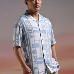 WROGN Cuban Abstract Collar Casual Shirt image 3