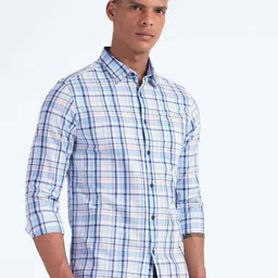 Flying Machine Slim Fit Checked Casual Shirt image 3