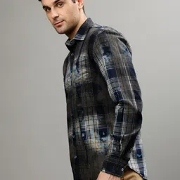 Iconic Tartan Checks Opaque Casual Shirt image 3