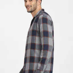 SELECTED Men Multicoloured Buffalo Checks Checked Casual Shirt image 3