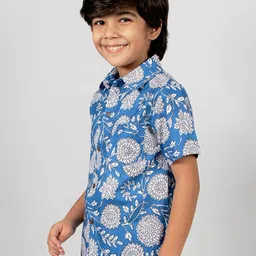 INCLUD Boys Floral Opaque Printed Casual Shirt image 3