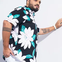 hardsoda by the indian garage co HARDSODA Floral Printed Casual Shirt image 4