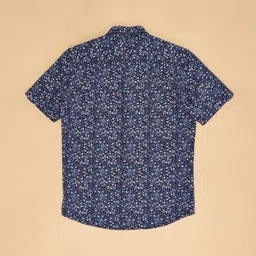 Pantaloons Junior Boys Floral Printed Pure Cotton Casual Shirt image 3