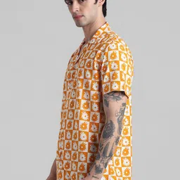 Jack & Jones Floral Printed Cuban Collar Casual Shirt image 4