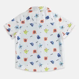 Pantaloons Baby Infants Boys Conversational Printed Cotton Casual Shirt image 3