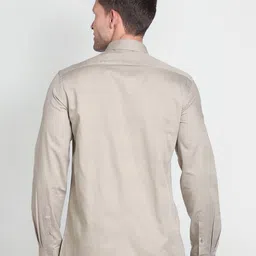 Arrow Button Cuff Long Sleeves Slim Fit Formal Cotton Shirt image 4