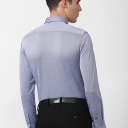Van Heusen Men Blue Slim Fit Formal Shirt image 3