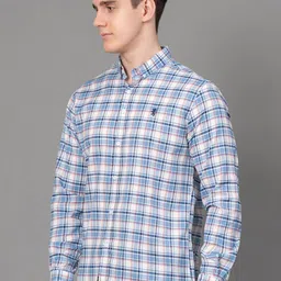 Red Tape Checked Button-Down Collar Casual Shirt image 4
