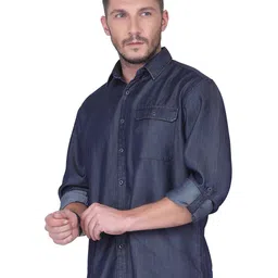 USMC Relaxed Spread Collar Chambray Shirt image 2
