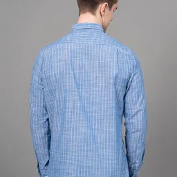 Red Tape Striped Button-Down Collar Casual Shirt image 4