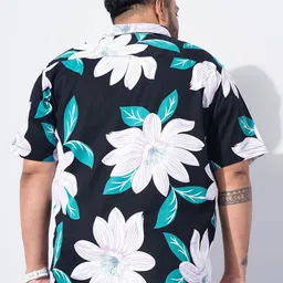 hardsoda by the indian garage co HARDSODA Floral Printed Casual Shirt image 3
