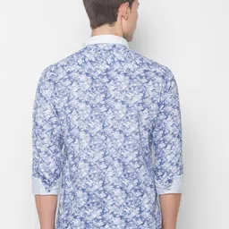 SNX Classic Abstract Printed Cotton Tailored Fit Casual Shirt image 2