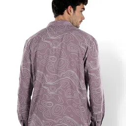 Celio Men Classic Opaque Printed Casual Shirt image 4