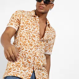 Campus Sutra Classic Abstract Printed Casual Shirt-picture-35