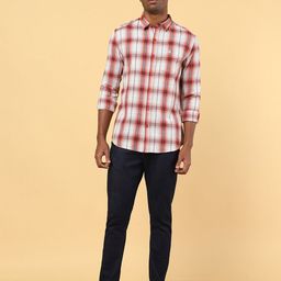 Wrangler Men Tartan Checked Opaque Casual Shirt-picture-47