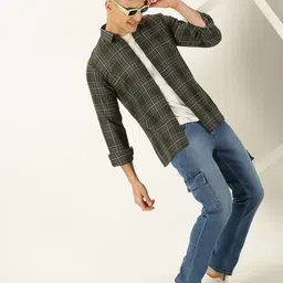 Thomas Scott Men Standard Tartan Checked Casual Shirt image 5