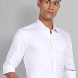 AD By Arvind Slim Fit Twill Spread Collar Long Sleeves Formal Shirt image 4