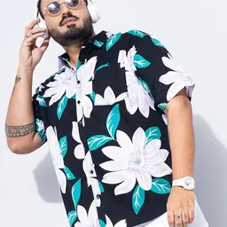 hardsoda by the indian garage co HARDSODA Floral Printed Casual Shirt image 2