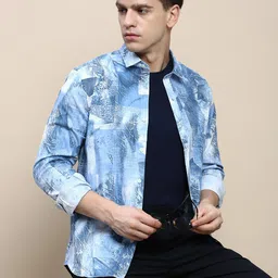 INVICTUS Club Abstract Printed Cotton Casual Shirt image 2