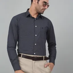 Cantabil Cotton Printed Formal Shirt image 4