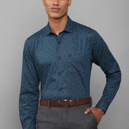 Allen Solly Men Slim Fit Printed Pure Cotton Formal Shirt-picture-40