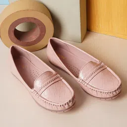 SCENTRA Women Pink Perforations Loafers-picture-46