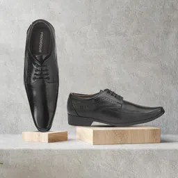 Provogue Men Black Solid Formal Derbys-image-56