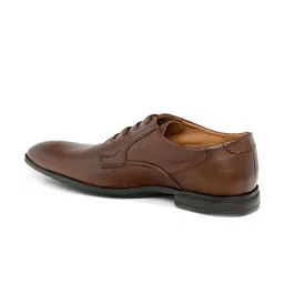 Ruosh Men Tan Brown Soild Leather Formal Shoes image 3
