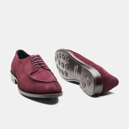 KOZASKO Men Suede Lace-Ups Formal Derbys image 3