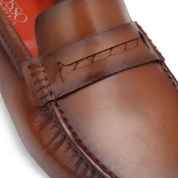 ROSSO BRUNELLO Men Leather Formal Loafers image 4