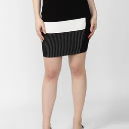 Van Heusen Woman Women Striped Above Knee Length Pencil Skirt image 1