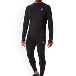 ASICS Winter Run Men Brand Logo Printed Ankle Length  Tights image 2