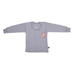 Zoom Minimondo Infant Kids Grey Cotton Thermal Top-picture-52