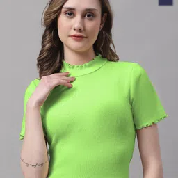 FBAR Pack Of 2 High Neck Fitted Tops image 1