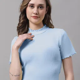 FBAR Pack Of 2 High Neck Fitted Tops image 2