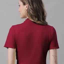 FBAR Pack Of 2 High Neck Fitted Tops image 3