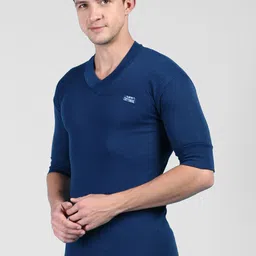 Lux Cottswool Pack Of 2 V-Neck Short Sleeves Thermal Tops image 2