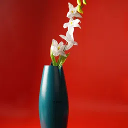 Folkstorys Teal Green Solid Metal Vase-picture-35