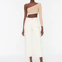 Trendyol Women Off White Jeans-picture-39
