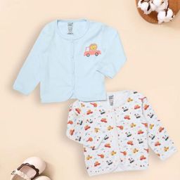 MeeMee Infants Pack of 2 Printed Cotton Jabla-picture-37