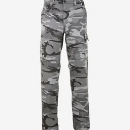 SOLOGNAC By Decathlon Men Printed Mid Rise Regular Trouser image 1