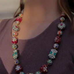 Binnis Wardrobe Gold-Plated Beaded Necklace-picture-10