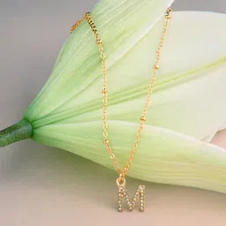 Accessorize Metal Stone Studded Minimal Chain-picture-45