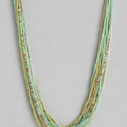 RICHEERA Gold-Plated Artificial Beads Layered Necklace-picture-42