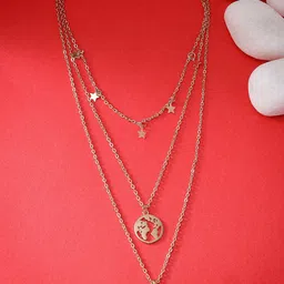 Scintillare By Sukkhi Gold-Plated Layered Necklace image 2