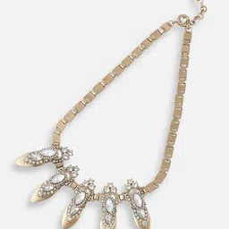 SOHI Gold-Plated Statement Necklace image 2