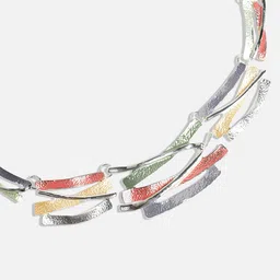 SOHI Silver-Plated Necklace image 3