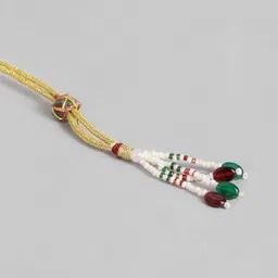 Peora Men Gold-Plated Beaded Necklace image 3