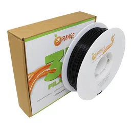 Orange ABS+ 1.75mm 3D Printing Filament 1kg-Black image 4
