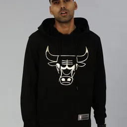 NBA Chicago Bulls Printed Hooded Cotton Sweatshirt-picture-20